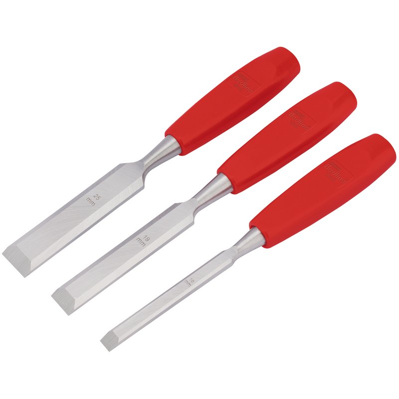 Draper Redline Wood Chisel Set (3 Piece)