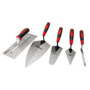 DRAPER TROWEL SET 5PC PLASTERING REDLINE TRADESMAN BRICK POINTING 69153