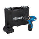 Draper 12v Drill Screwdriver Cordless 10MM Keyless Lithium 1.5ah Battery 70328