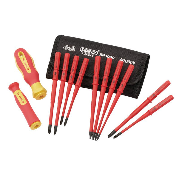 XP1000&#174; VDE Slimline Interchangeable Screwdriver Set (12 Piece)