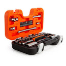 BAHCO Socket Set 34pc Metric 3/8" Drive + 1/4in Bits + Sparkplug Sockets S330