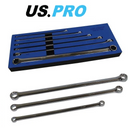 US PRO Ring Spanner Set Grips Damaged Nuts & Bolts 6pc Metric 8-19mm 7548