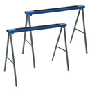 Silverline Saw Horse Trestles Twin Pack Stands Max 250kg Capacity 783160