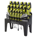 DRAPER SCREWDRIVER SET 44PC SOFT GRIP 1/4" BIT HEX ALLEN TORX KEY GREEN 78619