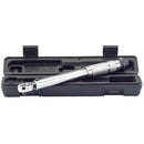 Draper 1/4" Torque Wrench CV Steel Ratchet Garage Tool 5-25NM In Case 78639