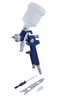 BlueSpot Air Spray Gun Gravity Feed Composite Body HVLP 0.8mm Nozzle 125ml 07909