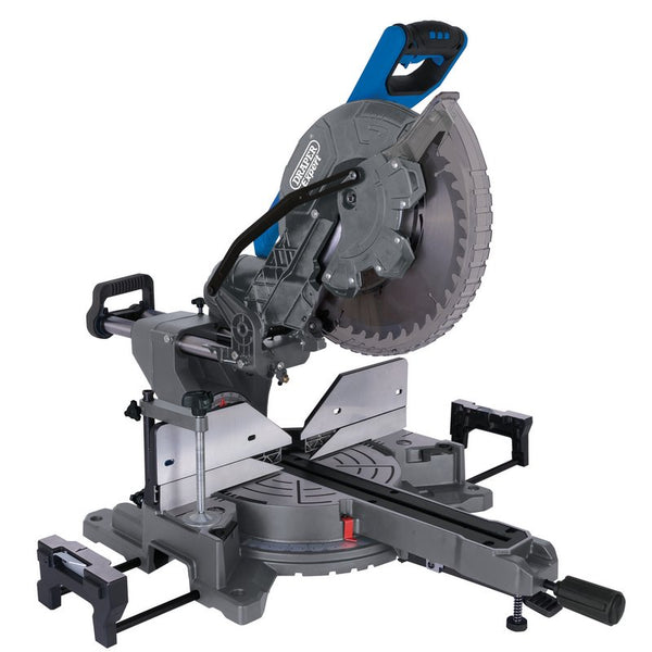 Draper Expert 230V Double Bevel Sliding Compound Mitre Saw, 305mm, 2000W