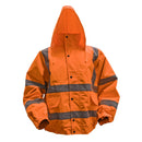 Sealey Worksafe&reg; Hi-Vis Orange Jacket with Quilted Lining, Elasticated Waist & Cuffs - XX-Large 802XXLO