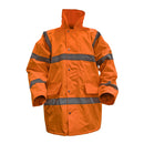 Sealey Worksafe&reg; Hi-Vis Orange Jacket with Quilted Lining - Large 806LO