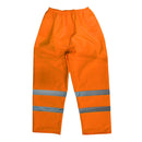Sealey Worksafe&reg; Hi-Vis Orange Waterproof Trousers - X-Large 807XLO