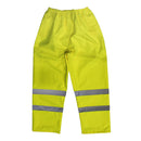 Sealey Worksafe&reg; Hi-Vis Yellow Waterproof Trousers - XX-Large 807XXL