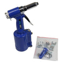 US Pro Air Rivet Gun Riveter Steel Aluminium 2.4mm - 4.8mm Rivets New 8170