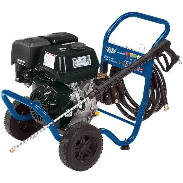 Draper Expert Petrol Pressure Washer, 13Hp