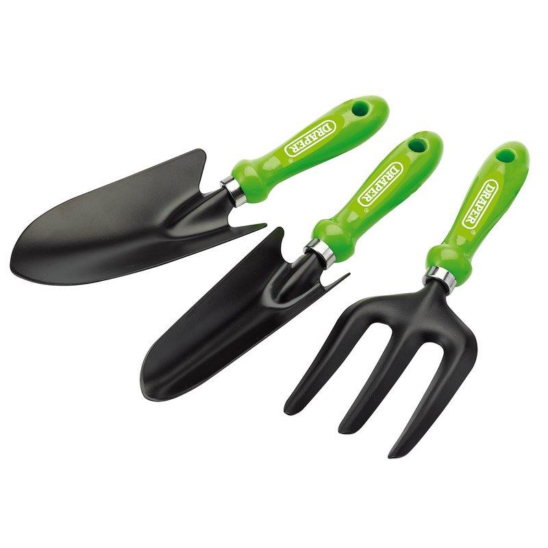 Draper Trowel Fork Transplanter Trowel 3pc Garden Hand Tool Set 83972