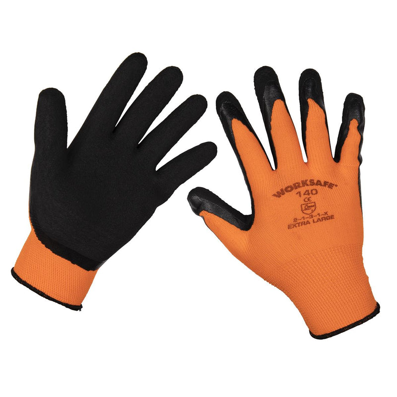 Foam Latex Gloves (X-Large) - Pack of 12 Pairs