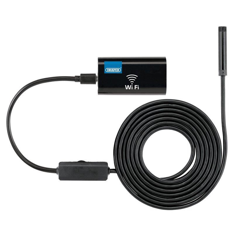 Draper Endoscope Inspection Camera WI-FI Compact Rechargeable 3.5m Length 91648