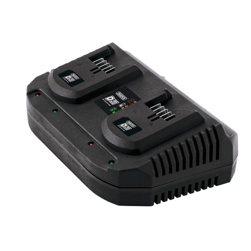 D20 20V Li-ion Fast Twin Battery Charger, 2 x 3.5A