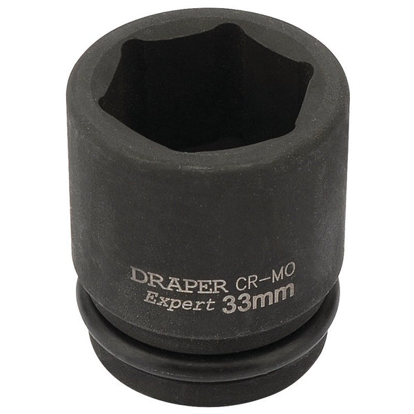 Draper Expert HI-TORQ&#174; 6 Point Impact Socket, 3/4" Sq. Dr., 33mm