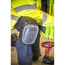 Sealey Worksafe&reg; Hard Shell Gel Knee Pads - Pair 9711