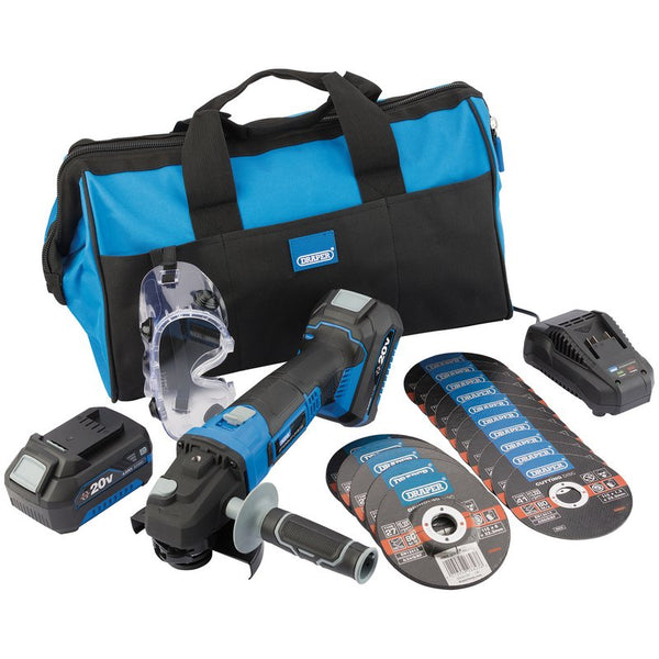 Draper Storm Force 20V Cordless Grind and Cut Kit