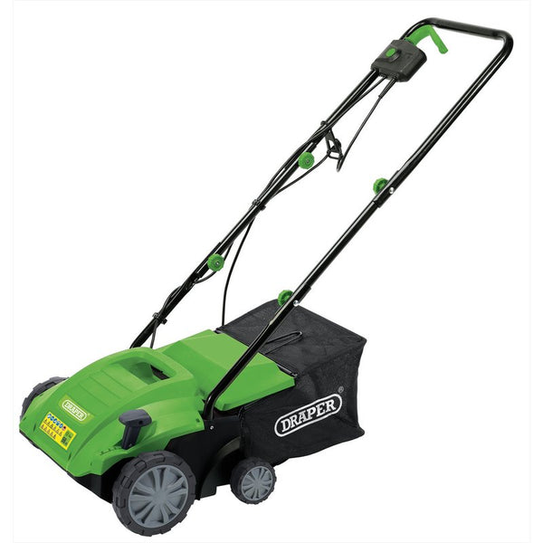 230V 2-in-1 Lawn Aerator and Scarifier, 320mm, 1500W