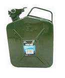 FUEL JERRY CAN 5 LITRE METAL  PETROL DIESEL 5L ARMY GREEN CONTAINER JC105