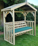 Wooden Garden Arbour Seat Bench Chair SITS 3 Pressure Treated ANASTASIA New