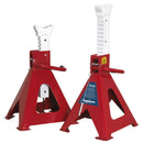 Sealey Auto Rise Ratchet Axle Stands (Pair) 10 Tonne Capacity per Stand AAS10000
