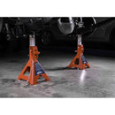 Sealey Auto Rise Ratchet Axle Stands (Pair) 3 Tonne Capacity per Stand AAS3000