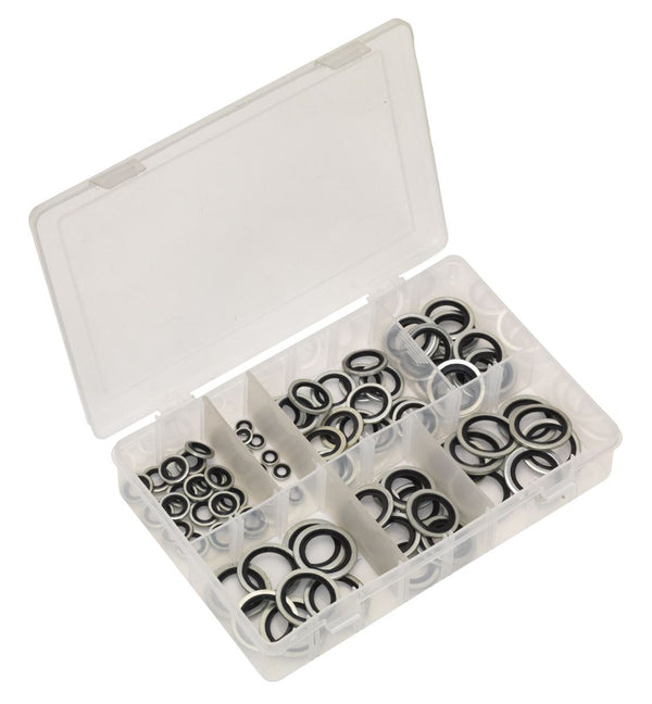 Sealey BSP Bonded Seal (Dowty Seal) Assortment 84pc AB011DS