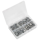 Sealey Steel Nut Assortment DIN 934 - 1/4"-1/2"UNF 320pc AB029SN
