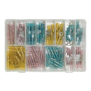 Sealey Adhesive Lined Heat Shrink Terminal Assortment 142pc - Blue, Red & Yellow AB037HT