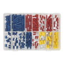 Sealey Crimp Terminal Assortment 200pc - Blue, Red & Yellow AB038MT
