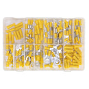 Sealey Crimp Terminal Assortment 140pc - Yellow AB041YT