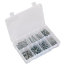Sealey High Tensile Setscrew, Nut & Washer Assortment M5 444pc AB049SNW