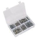 Sealey High Tensile Setscrew, Nut & Washer Assortment M6 408pc AB050SNW