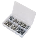 Sealey High Tensile Setscrew, Nut & Washer Assortment M6 408pc AB050SNW