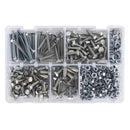 Sealey High Tensile Setscrew, Nut & Washer Assortment M6 408pc AB050SNW