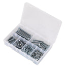 Sealey High Tensile Setscrew, Nut & Washer Assortment M8 220pc AB051SNW