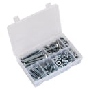 Sealey High Tensile Setscrew, Nut & Washer Assortment M10 150pc AB052SNW