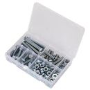 Sealey High Tensile Setscrew, Nut & Washer Assortment M10 150pc AB052SNW