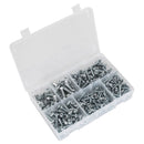 Sealey Countersunk & Pan Head Pozi Machine Screw Assortment M5-M8 264pc AB054MS