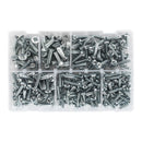 Sealey Countersunk & Pan Head Pozi Machine Screw Assortment M5-M8 264pc AB054MS