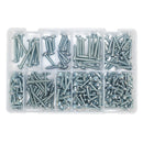 Sealey Zinc Plated Self-Tapping Pan Head Pozi Screw Assortment 305pc - DIN 798CZ AB064STPP