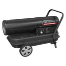 Sealey Space Warmer&reg; Kerosene/Diesel Heater with Wheels 135,000Btu/hr AB1258