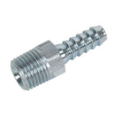 Sealey PCL Screwed Tailpiece Male 1/4"BSPT - 1/4" Hose - Pack of 5 AC08