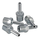 Sealey PCL Screwed Tailpiece Male 1/4"BSPT - 3/16" Hose - Pack of 5 AC38