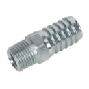 Sealey PCL Screwed Tailpiece Male 1/4"BSPT - 1/2" Hose - Pack of 5 AC40