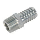 Sealey PCL Screwed Tailpiece Male 3/8"BSPT - 1/2" Hose - Pack of 5 AC42
