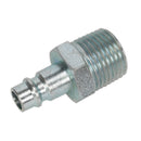 Sealey PCL Screwed Adaptor Male 1/2"BSPT - Pack of 2 AC84
